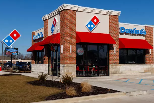 Domino's Pizza Carryout Restaurant. Dominos is consistently one of the top five companies in terms of online transactions II